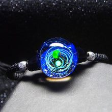 Load image into Gallery viewer, Universe Planets Glass Bead Bangles &amp; Bracelets Galaxy Fashion Jewelry Galaxy Solar System Bracelet For Women Christmas