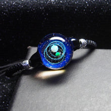 Load image into Gallery viewer, Universe Planets Glass Bead Bangles &amp; Bracelets Galaxy Fashion Jewelry Galaxy Solar System Bracelet For Women Christmas