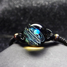 Load image into Gallery viewer, Universe Planets Glass Bead Bangles &amp; Bracelets Galaxy Fashion Jewelry Galaxy Solar System Bracelet For Women Christmas
