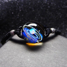Load image into Gallery viewer, Universe Planets Glass Bead Bangles &amp; Bracelets Galaxy Fashion Jewelry Galaxy Solar System Bracelet For Women Christmas