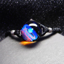 Load image into Gallery viewer, Universe Planets Glass Bead Bangles &amp; Bracelets Galaxy Fashion Jewelry Galaxy Solar System Bracelet For Women Christmas