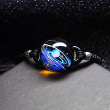 Load image into Gallery viewer, Universe Planets Glass Bead Bangles &amp; Bracelets Galaxy Fashion Jewelry Galaxy Solar System Bracelet For Women Christmas