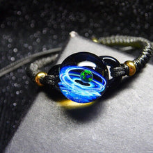 Load image into Gallery viewer, Universe Planets Glass Bead Bangles &amp; Bracelets Galaxy Fashion Jewelry Galaxy Solar System Bracelet For Women Christmas