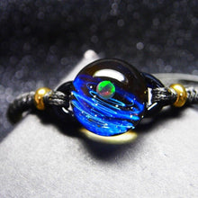 Load image into Gallery viewer, Universe Planets Glass Bead Bangles &amp; Bracelets Galaxy Fashion Jewelry Galaxy Solar System Bracelet For Women Christmas