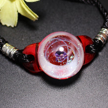 Load image into Gallery viewer, Universe Nebula bracelet Galaxy planet satellite Space Cosmos crystal glass Ball bracelet women Solar System rope bracelet B0168