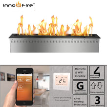Load image into Gallery viewer, Inno living 72 inch indoor electric fireplace insert bio ethanol