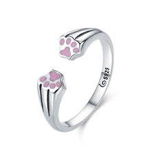 Load image into Gallery viewer, BISAER Real 925 Sterling Silver Female Travel Dream Plane Adjustable Finger Rings for Women Sterling Silver Jewelry S925 GXR322