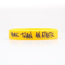 Load image into Gallery viewer, High Quality LA Lebron James Silicone Bracelet I PROMISE Lakers More Than An Athlete Basketball Player Kids Siliocne Wristband
