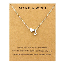 Load image into Gallery viewer, Heart Initial Pendants Necklaces Personalized Letters Necklace Name Jewelry Women Men Accessories Girlfriend Lover Couple Gift