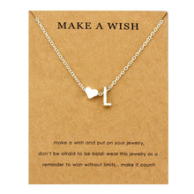 Load image into Gallery viewer, Heart Initial Pendants Necklaces Personalized Letters Necklace Name Jewelry Women Men Accessories Girlfriend Lover Couple Gift