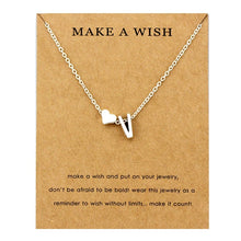 Load image into Gallery viewer, Heart Initial Pendants Necklaces Personalized Letters Necklace Name Jewelry Women Men Accessories Girlfriend Lover Couple Gift