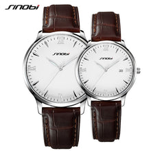 Load image into Gallery viewer, SINOBI Men's Luxury Watches High-End Stainless Steel Waterproof Watch Classic Luminous Hands Calendar Function Geneva New Design