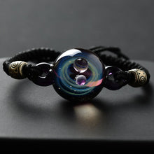 Load image into Gallery viewer, BOEYCJR Universe Planets Glass Bead Bangles &amp; Bracelets Galaxy Fashion Jewelry Galaxy Solar System Bracelet For Women Christmas