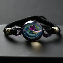 Load image into Gallery viewer, BOEYCJR Universe Planets Glass Bead Bangles &amp; Bracelets Galaxy Fashion Jewelry Galaxy Solar System Bracelet For Women Christmas