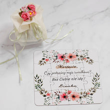 Load image into Gallery viewer, Original Personalized Bridesmaid Groomsman Proposal Puzzle Gift Any Text Language Customized Invitations Card Wedding Decoration