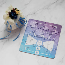 Load image into Gallery viewer, Original Personalized Bridesmaid Groomsman Proposal Puzzle Gift Any Text Language Customized Invitations Card Wedding Decoration