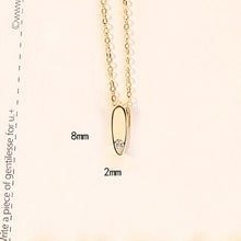 Load image into Gallery viewer, LUOTEEMI Classic Authentic Gold Tiny CZ 26 pcs Initials Letter Pendant Necklace for Women Charming Chain Necklace Jewlery