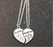 Load image into Gallery viewer, N368 Friendship Two Pieces Combination Alloy Metal Necklace Heart Shape Carved Pendent Necklaces Best Friends Girlfriends Gift
