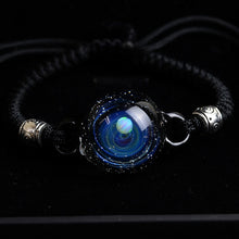 Load image into Gallery viewer, BOEYCJR Unique Opal Stone Universe Glass Bead Planets Moon Charm Bracelet Galaxy Rope Chain Solar System bracelet for Women