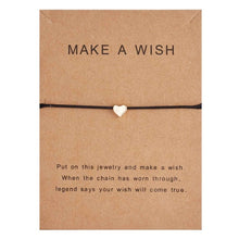 Load image into Gallery viewer, Rinhoo Fashion Woven Adjustable Bracelet With Card Infinity Love Gold Crown Star Charm Bracelet for Girls Jewelry Drop Shipping