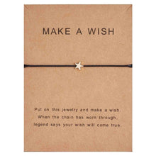 Load image into Gallery viewer, Rinhoo Fashion Woven Adjustable Bracelet With Card Infinity Love Gold Crown Star Charm Bracelet for Girls Jewelry Drop Shipping