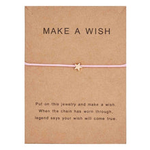 Load image into Gallery viewer, Rinhoo Fashion Woven Adjustable Bracelet With Card Infinity Love Gold Crown Star Charm Bracelet for Girls Jewelry Drop Shipping