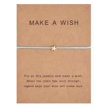 Load image into Gallery viewer, Rinhoo Fashion Woven Adjustable Bracelet With Card Infinity Love Gold Crown Star Charm Bracelet for Girls Jewelry Drop Shipping