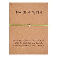 Load image into Gallery viewer, Rinhoo Fashion Woven Adjustable Bracelet With Card Infinity Love Gold Crown Star Charm Bracelet for Girls Jewelry Drop Shipping