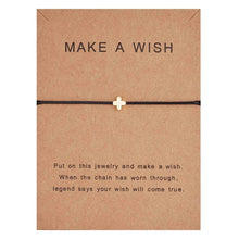 Load image into Gallery viewer, Rinhoo Fashion Woven Adjustable Bracelet With Card Infinity Love Gold Crown Star Charm Bracelet for Girls Jewelry Drop Shipping