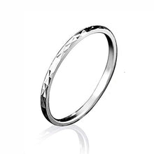 Load image into Gallery viewer, BALMORA 1 Piece Hot 100% Real 925 Sterling Silver Rings for Women Lady Candyfancy Band Knuckle Stacking Midi Ring Gift Jewelry