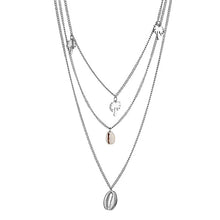 Load image into Gallery viewer, Women's Vintage Coin Shell Star Pendant Necklace 2019 Bohemian Multilayer Gold Silver Layered Moon Choker Necklace Party Gift