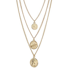 Load image into Gallery viewer, Women's Vintage Coin Shell Star Pendant Necklace 2019 Bohemian Multilayer Gold Silver Layered Moon Choker Necklace Party Gift